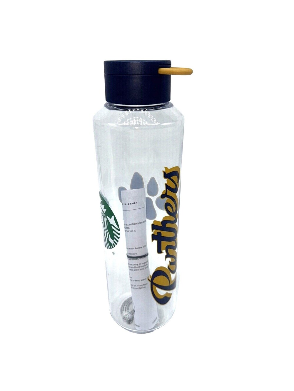 NEW University Of Pittsburgh Panthers Starbucks Tumbler Water Sports Bottle Cup